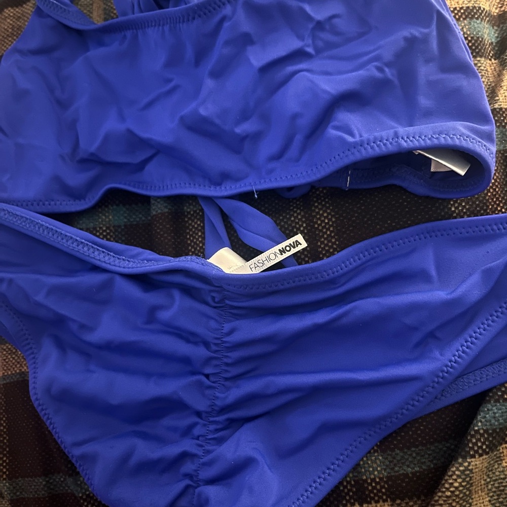 Fashion Nova Blue Bikini Set